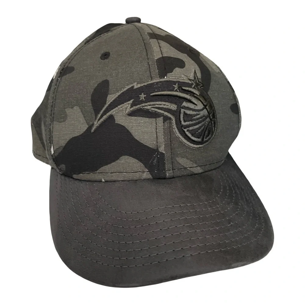 New Era Orlando Magic NBA Black and Gray Camouflaged Hat